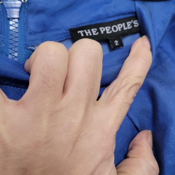 Blue A line skirt - Picture 4 of 7